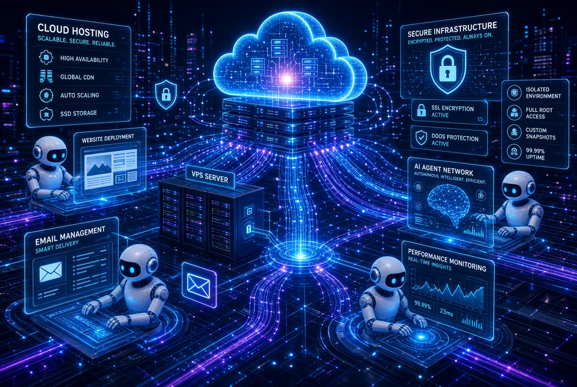 Hébergement web, cloud, agences, VPS